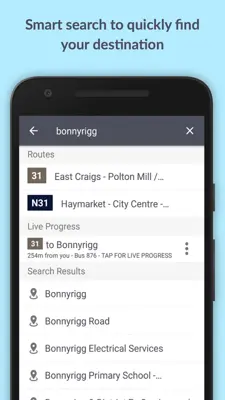 Transport for Edinburgh android App screenshot 2