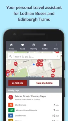 Transport for Edinburgh android App screenshot 3